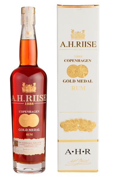 AH Riise 1888 gold Medal Rum
